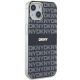 4. Etui DKNY IML Mono & Stripe MagSafe na iPhone 15 Plus / 14 Plus - czarne