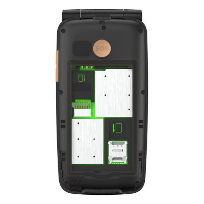 8. Gigaset GL795 7,11 cm (2.8") 142 g Czarny Telefon dla seniora