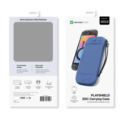5. Etui ochronne AMAZINGTHING PlayShield EDC futerał na Nintendo Switch 2 - niebieskie