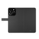 7. Etui z ekoskóry Puro Wallet Detachable MagSafe 2w1 z klapką i portfelem do iPhone 16 Pro - czarne