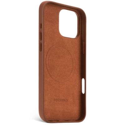 2. Etui Decoded Leather Backcover z MagSafe do iPhone 16 Pro Max - brązowe