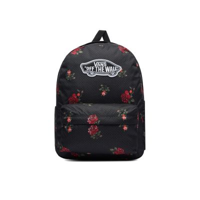 Plecak szkolny Vans Old Skool Classic Backpack – czarny w róże 22L