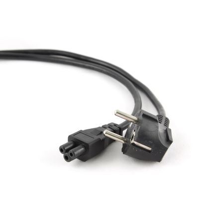 GEMBIRD KABEL ZASILAJĄCY DO NOTEBOOKA KONICZYNKA CEE 7/7 -> C5 (3 PIN) VDE 1.8M, CZARNY