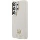 2. Etui Guess Rhinestone Round Logo MagSafe na Samsung Galaxy S26 Ultra - beżowe