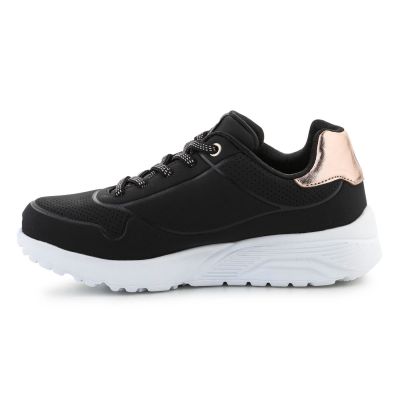 9. Buty Skechers Uno Lite Metallic Mode Jr 310384L-BLK