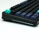 7. Klawiatura gasket F87 Pro Dark Blue + Black + Cyan GrayWoodV4 switch RGB AULA