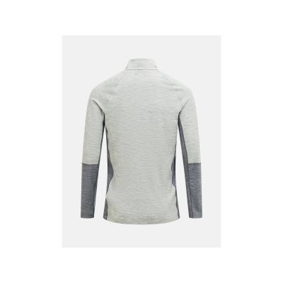 3. Bluza termoaktywna Peak Performance Magic Half Zip Wool-Blend BL - med grey mel/grey mel rozmiar: l