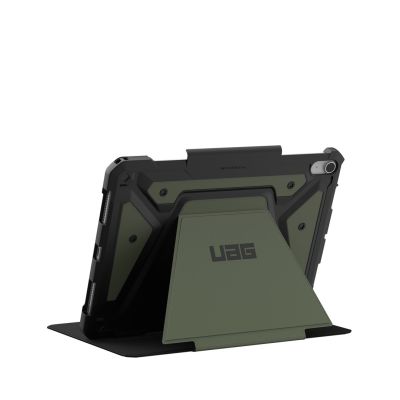 7. Urban Armor Gear UAG - Etui z klapką do tabletu - Odporne - Poliuretan (PU) - Oliwkowe - do Apple 11-calowy iPad Air M2 Wi-Fi, M2 Wi-Fi + Cellular, M3 Wi-Fi, M3 Wi-Fi + Cellular