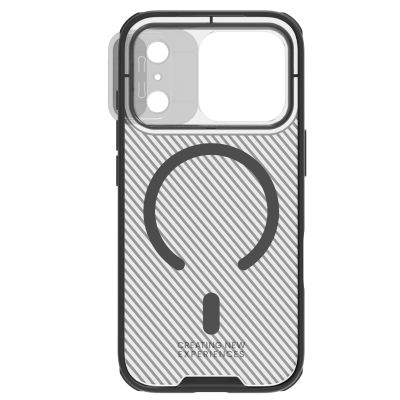 6. Etui Nillkin CamShield Pro kompatybilne z MagSafe na iPhone 17 Pro - przezroczyste czarne