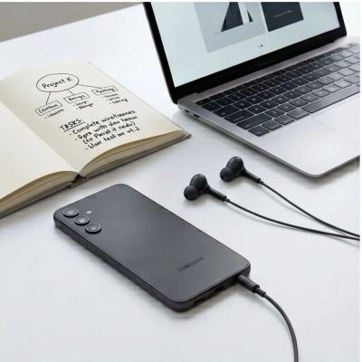 8. Słuchawki przewodowe Tech-Protect Ultraboost Core G3 Mini Jack - czarne