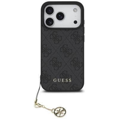 2. Etui Guess 4G Charms Collection MagSafe na iPhone 17 Pro - czarne
