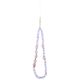 7. Etui Guess IML Flowers Pearl Strap MagSafe na iPhone 18 Pro Max / 17 Pro Max - fioletowe