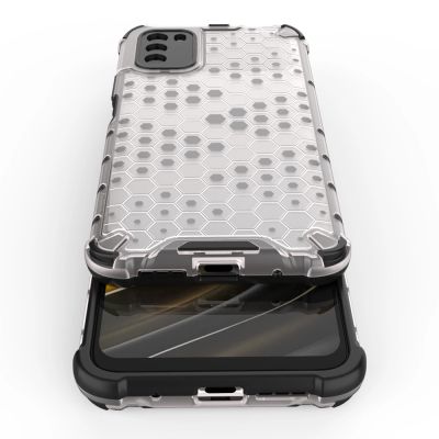 9. Honeycomb etui pancerny pokrowiec z żelową ramką Xiaomi Poco M3 przezroczysty