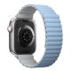 4. Pasek Uniq Revix na Apple Watch 1/2/3/4/5/6/7/8/SE/SE2/Ultra 42/44/45/49mm - biało-niebieski