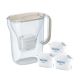 Dzbanek filtrujący Brita Style Essential+3 wkłady MaxtraPro PP (piaskowy)