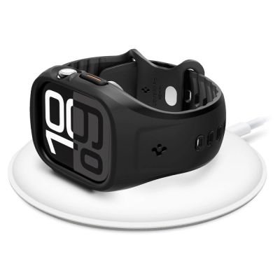 7. Pasek Spigen Liquid Air Pro na Apple Watch 46 mm - czarny mat