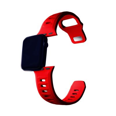 12. Pasek silikonowy 3mk Silicone Watch Strap for Apple Watch 42 / 44 / 45 / 49 mm - czerwony