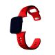 12. Pasek silikonowy 3mk Silicone Watch Strap for Apple Watch 42 / 44 / 45 / 49 mm - czerwony