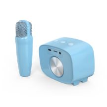 myFirst Voice 2 - zestaw do karaoke dla dzieci - mikrofon i głośnik bezprzewodowy z efektami modyfikacji dźwięku (blue)