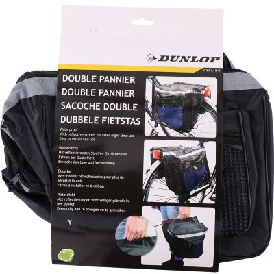 4. Torba rowerowa na bagażnik Dunlop 2ass PES 30x26x10cm 600D SL 27890