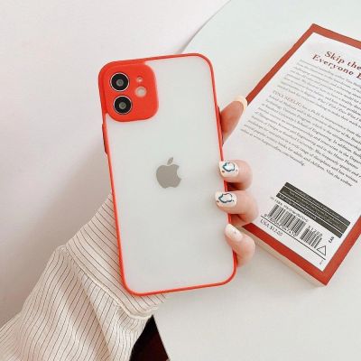 3. Milky Case silikonowe elastyczne półprzezroczyste etui do Xiaomi Redmi Note 10 / Redmi Note 10S czerwony
