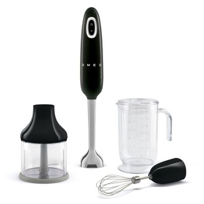 20. Blender immersyjny Smeg HBF03BLEU (101121) 700W Czarny, Stal nierdzewna