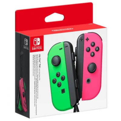 3. Kontrolery Nintendo Joy-Con Pair Neon Green/Neon Pink