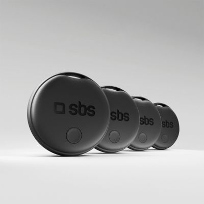 4. Lokalizator SBS uniwersalny Track My Dual zestaw 4 szt. - czarny