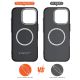 5. Etui Tech-Protect Ion Carbon MagSafe na iPhone 16 Pro Max - czarno-szare