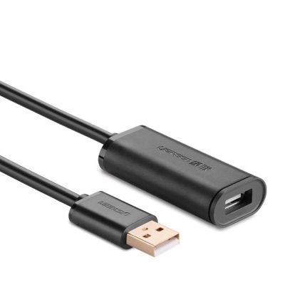 16. Ugreen kabel aktywny przedłużacz USB 2.0 480 Mbps 10 m czarny (US121 10321)