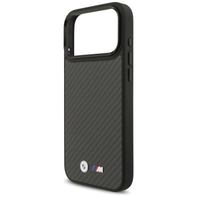 6. Etui BMW M Kevlar Matt MagSafe na iPhone 17 Pro Max - czarne