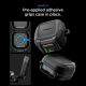 9. Etui Spigen Lock Fit na Samsung Galaxy Buds 4 / 4 Pro - czarne matowe