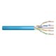 Kabel teleinformatyczny instalacyjny DIGITUS kat.6A, U/UTP, Dca, AWG 23/1, LSOH, 50m, niebieski, ofoliowany