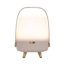 Kooduu Lite-up PLAY Mini Głośnik mono przenośny Piaskowy, Biały, Drewno 8 W