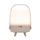 Kooduu Lite-up PLAY Mini Głośnik mono przenośny Piaskowy, Biały, Drewno 8 W