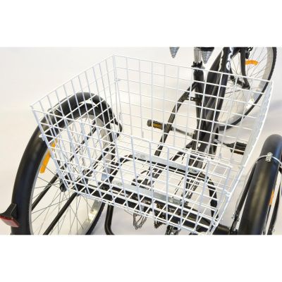 10. ROWER 3-KOŁOWY 24 CZARNY SHIMANO 6-biegowy