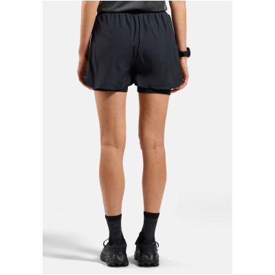 5. Spodenki damskie Odlo ZEROWEIGHT 3 INCH 2-in-1 short czarne