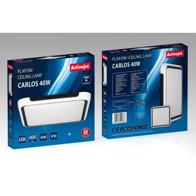 6. Plafon LED Activejet AJE-CARLOS 40W