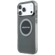 2. Etui Mercedes AMG IML Transparent Bicolor Block MagSafe na iPhone 18 Pro Max / 17 Pro Max - czarno-szare