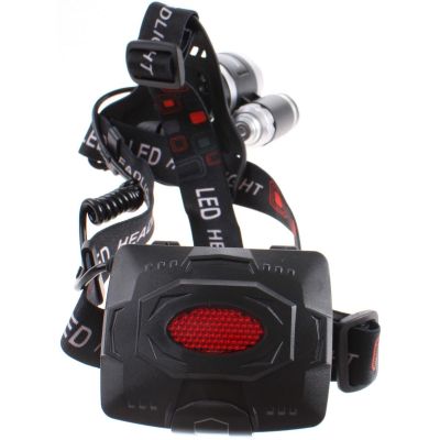 17. LATARKA CZOŁOWA TURYSTYCZNA DELUXE 1 LED i 2 COB GRUNDIG