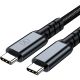 2. Kabel 3mk Hyper Cable N-SERIES Thunderbolt 4 USB-C / USB-C 1m 48V/5A 40Gb/s 240W 8K60Hz - czarny