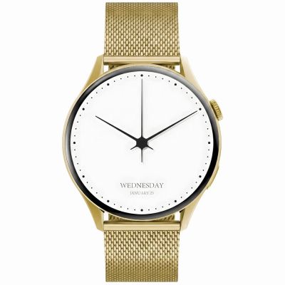 6. Smartwatch Gravity Złoty Pasek + Bransoleta GT11-4