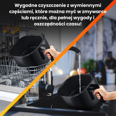 10. Extralink HOME AIR FRYER 5.2L EU SJ-520 frytkownica Pojedyńczy 5,2 l Frytkownica na gorące powietrze Czarny