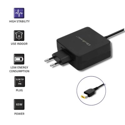 3. QOLTEC ZASILACZ DO LENOVO | 65W | 20V | 3.25A | SLIM TIP