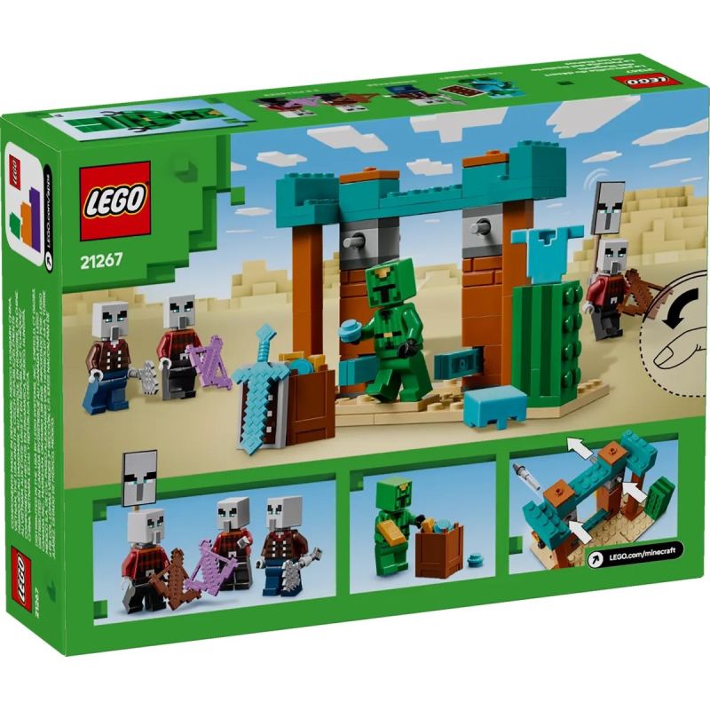 2. LEGO MINECRAFT 21267 Pustynny patrol złosadników
