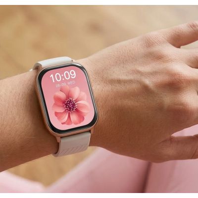 14. Smartwatch Gravity Różowy Pasek + Bransoleta GT43-4