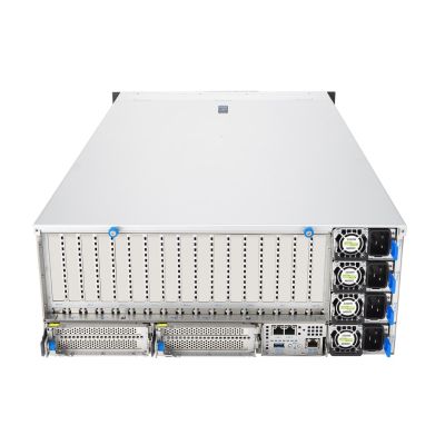 11. Platforma Asus Rack (4U) ESC8000A-E13P AMD EPYC 9005 (8xNVMe, 2xM.2, 2x10Gbe, IPMI, 3200W)