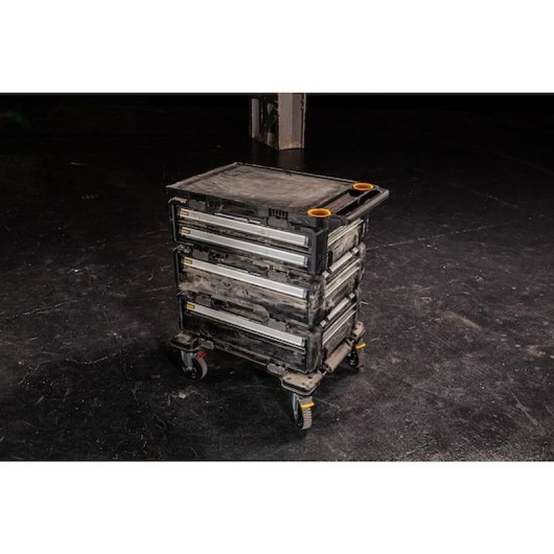 6. DeWALT DWST60510-1 pudełko na narzędzia Przybornik Metal, Plastik Czarny, Stal nierdzewna, Żółty