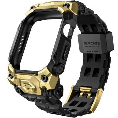 2. Etui Supcase Unicorn Beetle Ore na Apple Watch 10 / 11 (46 mm) - czarno-złote