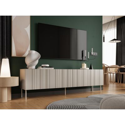 3. Szafka RTV ISLA 200x40x60 kaszmir mat